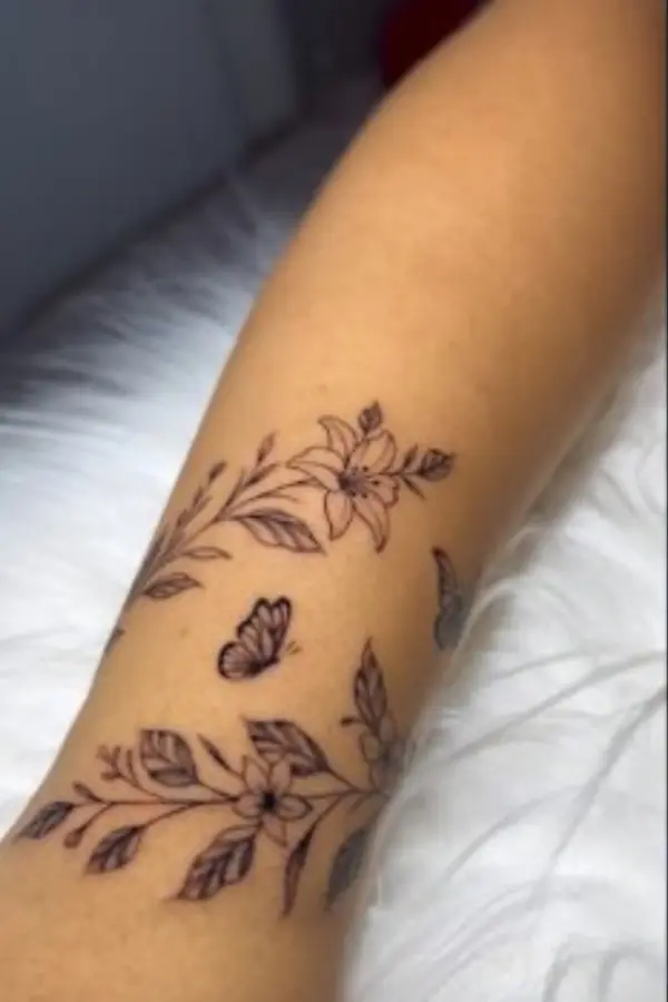 Tatuagem botânico por Wagner Lopes
