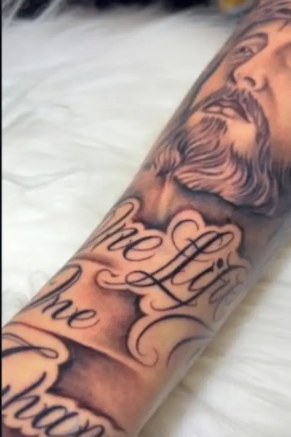 Tatuagem lettering por Wagner Lopes