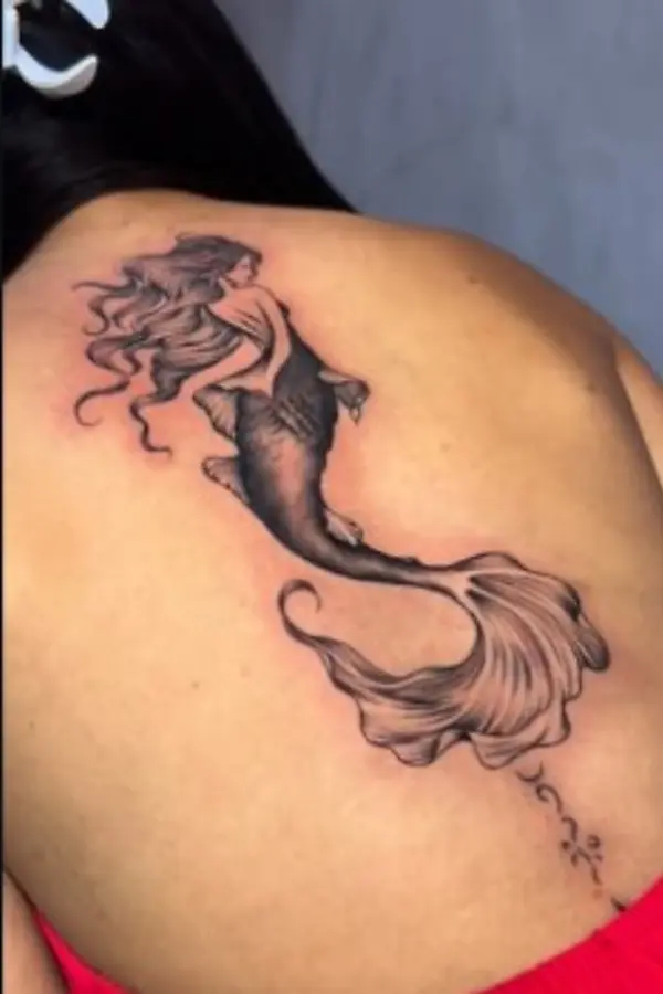 Tatuagem sereia por Wagner Lopes